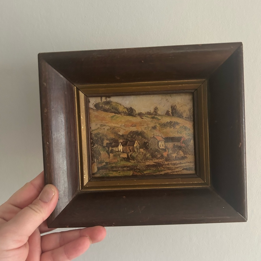 Antique Framed Landscape print